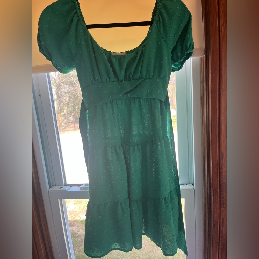 Altar'd State Green Mini Dress